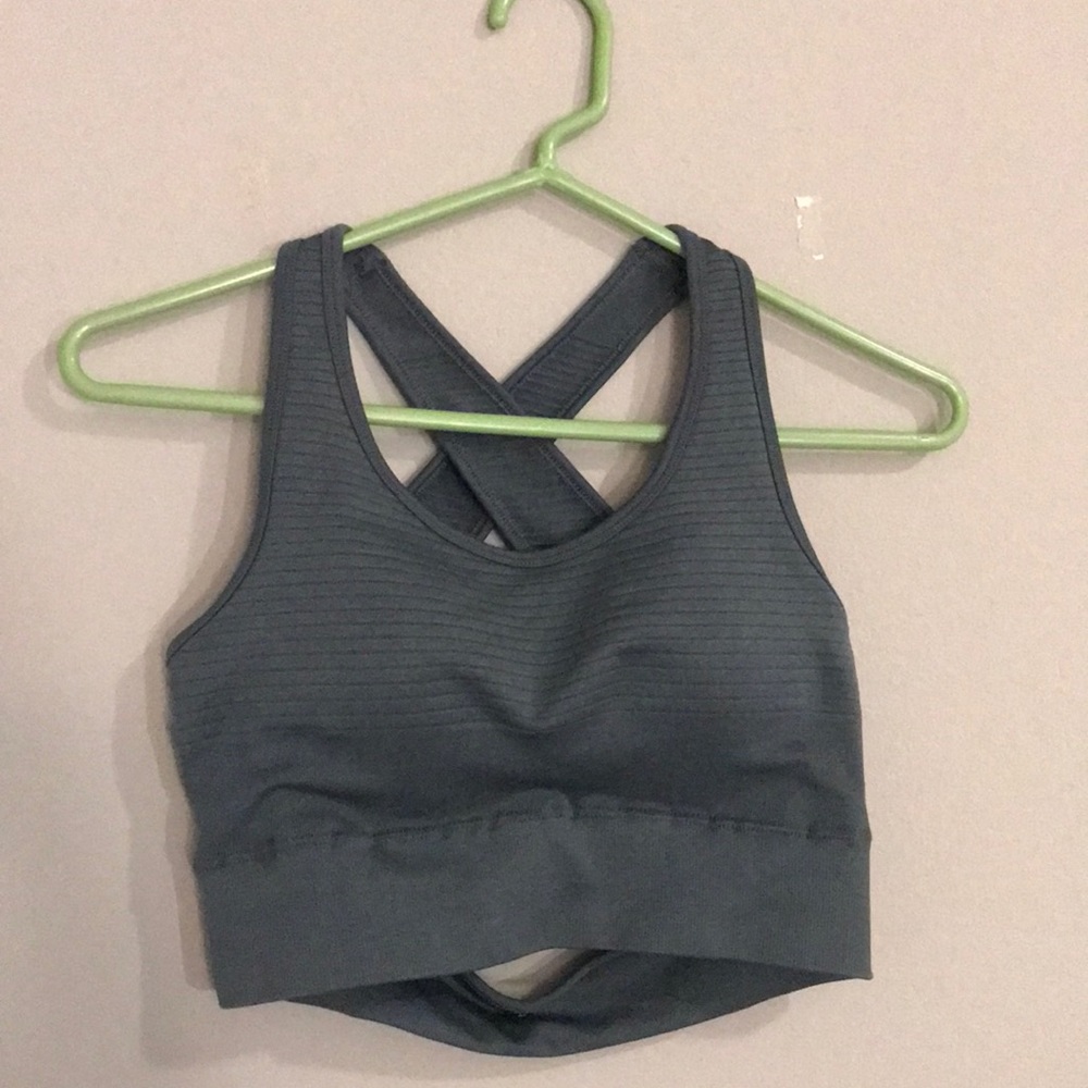 Alphalete Vault Bra - Charcoal